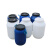 加厚塑料化工桶35L50L60L涂料桶带盖废液桶环保桶方形圆形桶 35L圆桶（蓝色）