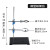 铁架台实验室架子台杆化学实验器材滴定台固定支架十字夹不锈钢大 微型铁架台高30cm