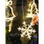定制圣诞装饰灯玻璃吸盘窗贴房间卧室节日主题场景氛围布置橱窗挂 6个装可备注需要款式+电池