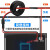AC交流数显电压表电流表功率计检仪表电度表电费表功率计 AT24C彩屏交流表(无蓝) 闭合互感器