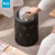茶花(CHAHUA) 204002 31.9*25.2cm 翻盖式垃圾桶 (计价单位：个) 黑色