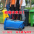 120L升分类脚踏垃圾桶户外4色大号240升塑料桶带脚踩可回收环卫桶 240升特厚带轮+脚踏+红色有害