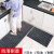 厨房卧室耐脏防滑门垫吸水可裁剪定制 整块烟灰七条纹 40X120CM小门垫