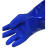 海太尔（HTR）10-236 PVC安全袖防化手套 耐油耐冷 防滑工艺  蓝色 10双 