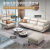 橱木匠新款奶油风科技布艺沙发客厅实木沙发小户型直排沙发现代简约家具 三人位(2.1米) 科技布(海绵款)