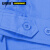 安赛瑞 春夏短袖劳保工作服套装（含裤子）夏季透气劳保服 加厚半袖劳保服 蓝色 XL  11307