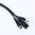 赫思迪格 缠绕管 电线线束保护带 绕线管 PE塑料保护套 包线管 20MM 黑色3米 HGJ-1060