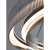 创京懿选客厅主灯大气高级铜轻奢客厅吊灯现代简约设计师圆环大气智能家用 铜黑色-60-85瓦-三色变光