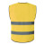 9F两横款反光背心马甲建筑工地工程施工反光衣可定制印字 金黄色