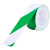 RFSZ 绿白PVC警示胶带 无尘车间贴地标胶带无尘级塑料芯 100mm宽*33米