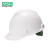 梅思安/MSA V-Gard PE标准型V型安全帽 一指键帽衬 带下颚带 工地施工建筑 白色 1顶 可定制 IP