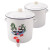 欧丽家加厚搪瓷桶有盖凉茶水桶7.5L装纯净水桶带水笼头茶桶米茶桶糖茶缸 22cm熊猫带龙头