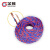 金杯（GOLD CUP)电线电缆RVS 2*0.5 双绞线家装国标电源花线铜芯软线 红蓝  100米