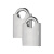 雨素 挂锁 小锁 304不锈钢包梁叶片锁 门锁柜子锁 40mm