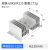 单相固态继电器散热片铝制散热底座SSR工业级三相固态散热器模块 W-70MM白色-单相