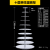 狮奥利兴多层生日蛋糕支架婚庆蛋糕架子6810单/四柱 蛋糕台创意铝合金加厚 单柱圆形三层1mm厚8寸+10寸+12寸