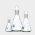 希万辉 化学实验室工厂学校加厚耐高温玻璃烧瓶带刻度 150ml