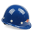 透明防护面罩安全帽面屏电焊打磨防飞溅安全化工加气加油站运输 圆顶蓝色安全帽+支架+1.5厚PC面