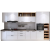 海尔（Haier）橱柜定制整体厨柜现代简约厨房岛台柜定制橱柜整体厨房石英石台面 预付金