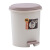 曦巢 垃圾桶家用厨房垃圾桶脚踏式卫生间带盖垃圾桶厨房垃圾桶 带盖6.8L灰色