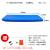谋福（CNMF）牛筋塑料船加厚渔船 PE双层塑料冲锋舟捕鱼船【3.5米平板浮台（350*135*23cm)】