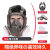 LISM防尘面罩全脸防护口罩工业级防毒喷漆头罩油漆工全面罩头盔防粉尘 6200防尘毒蓝色套装