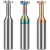 定制适用T型刀钨钢合金涂层T型槽铣刀铝用钢用T形刀1 1.5 2 3 4 6 8 10MM 58度钢用-5.0MM-（刃高0.5-3.0） 备