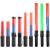 施韵令交通指挥棒道路警示信号棒充电手持停字牌红蓝爆闪发光LED指示棒 36cm-红-电池款 带磁吸手电