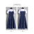 樊枫春新款女装小个子洋气连衣裙夏季假两件遮肚长裙 蓝色【】 M  85-100斤