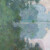史历克 客厅挂画莫奈清晨塞纳河现代简约小众复古书房沙发油画风格装饰画 绿色PS外框+有机玻璃 60*60cm