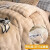 南极人冬季长毛兔兔绒毛毯加绒加厚双面绒床上用盖毯被午睡毯沙发毯子被 高克重大泡泡兔毛绒-奶白 200x230cm【可铺可盖-可当被套】