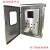 304不锈钢配电箱室外双门仪表箱双层门防水箱控制柜500 400 400300250