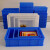 加厚周转箱塑料盒子长方形工具箱零件盒收纳盒螺丝物料盒配件盒 3号白色（加厚耐用） 现货