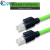 超六类高柔性Profinet网线伺服Ethernet以太网跳线超6类工业拖链 超6类高柔拖链网线：绿色色 0.15m