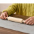 趣陶艺木泥滚大中小号擀泥棍擀面杖陶艺工具泥板成型陶泥工具 小号 19.5cm
