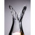 玛萨皇冠（Maza Hongnan）现代轻奢创意琉璃花瓶奢华样板间插花玻璃瓶放装饰入户玄关摆件 玻璃花瓶