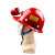 矿灯防爆防水矿用充电强光超亮专用头戴式安全矿帽带钩头盔用头灯 红色白光+玻璃钢帽子