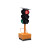 安徽红绿灯倒计时箭头灯300道路太阳能交通信号灯警示灯升降移动 2004型四面单灯头60瓦