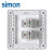 西蒙（SIMON）开关插座面板电视电脑插座板暗装超五类网线网络插孔C20荧光灰 电视插座