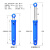 惠世达 8吨液压油缸90度侧油口小型双向升降油封 内径80 杆径50 行程500 侧油口 