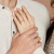六福珠宝足金编织纹黄金戒指情侣结婚对戒款单只闭口戒计价A03TBGR0001 17号-6.83克(含工费581元)男款