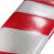 赫钢 雪糕桶安全警示锥 橡胶路锥三角锥桶 锥形桶警示柱反光锥路障锥 高68cm红白专用车位 