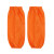 麦可辰电焊工袖套二保焊接套袖专用阻燃护袖防烫耐磨隔热劳保防护男 桔色阻燃布