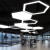 六边形造型吊灯led创意个性蜂巢组合办公室网咖健身房工业风灯具 实心-白框-80cm