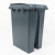 金诗洛 脚踏分类垃圾桶 灰色30L其他垃圾 分类连体塑料环卫垃圾箱 KT-309