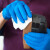 安美尚（ams）一次性丁腈手套 蓝色 1000只/箱 检查实验室工作防护  中码 A5206