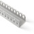 德力西电气 PVC配线槽 高25×宽25 银灰 50根(2米/根 ) 含线槽盖 齿形线缆走线槽