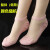 丹雅荣女士蕾丝袜子甜美公主花边短袜短筒堆堆袜透明水晶袜 （低筒）颜色随机（船袜水晶）
