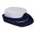 适用于火焰通用男大檐帽女卷檐帽白色蓝大盖帽消防平顶演出帽子可 白色女款 55