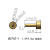 镀金Pogopin连接器铜柱母头圆形导充电铜针实心触点界面接触插针 T1423-1/2.5*4.4mm
